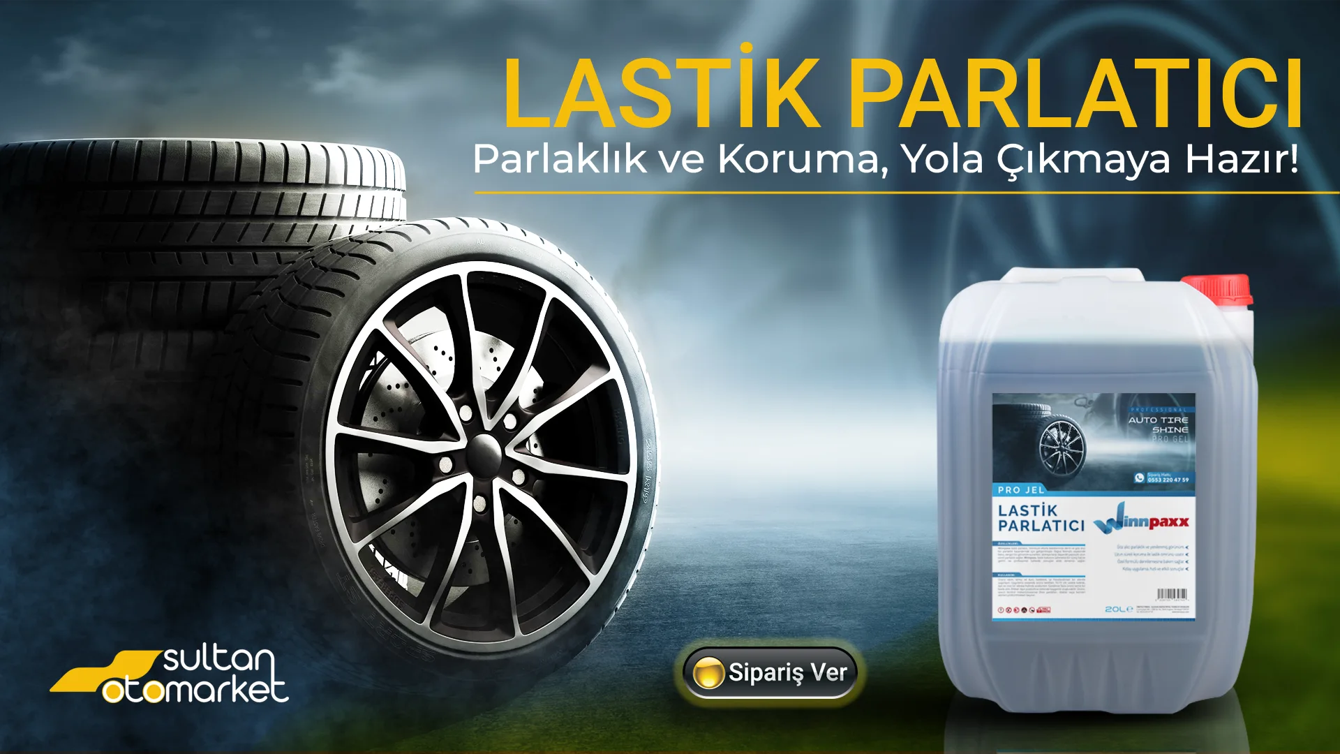 lastik parlatıcı banner